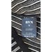 RVN Womens Black Striped Ribbed Long Sleeve Stretch Knit Striped Top Dash