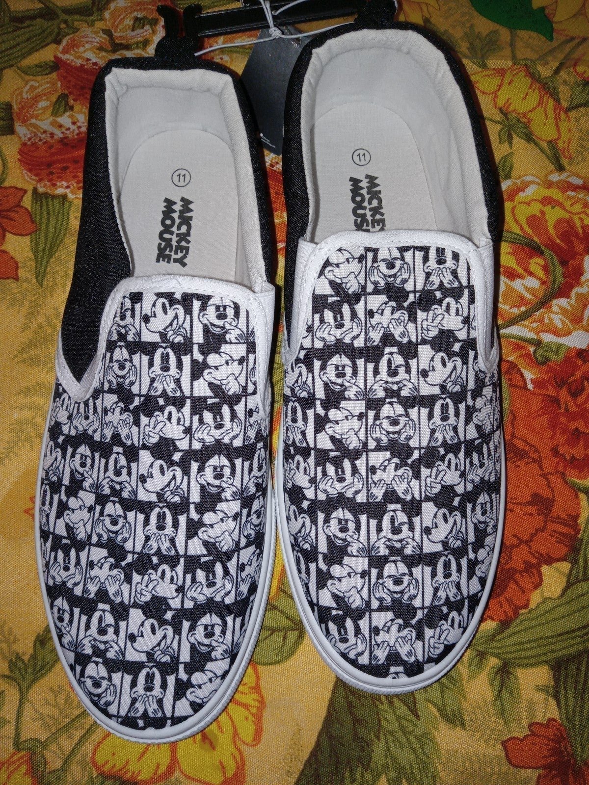 Mickey Mouse slip on shoes