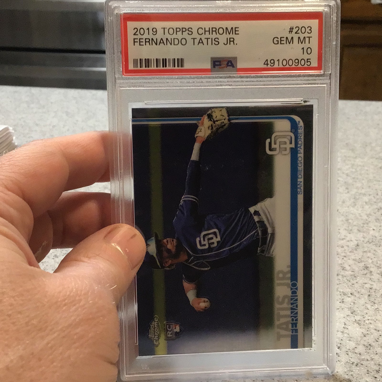 2019 topps chrome Fernando tatis jr psa 10 PERFECT