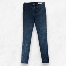 Rag & Bone Jeans Women's Size 25 Legging Washout Black Stretch Denim