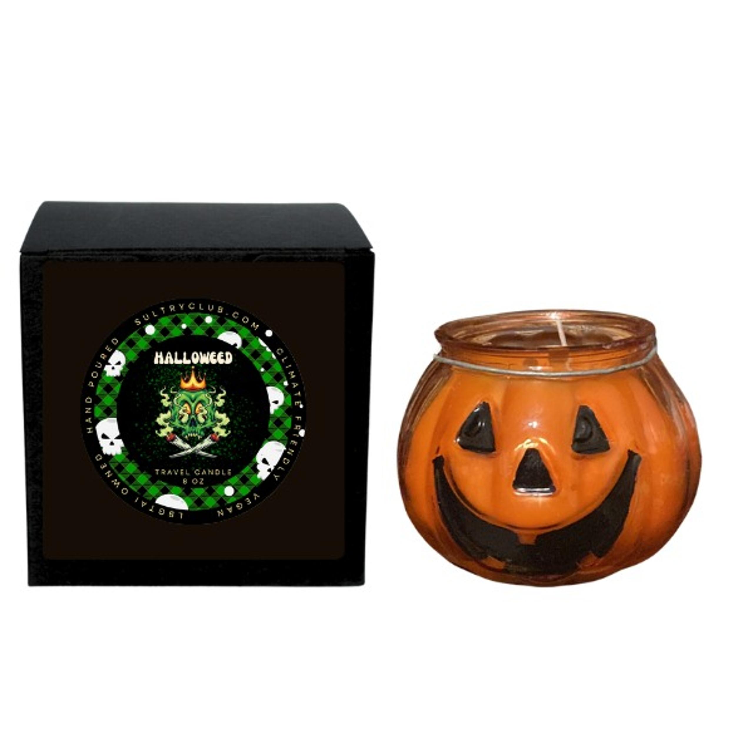 Halloweed Pumpkin Candle