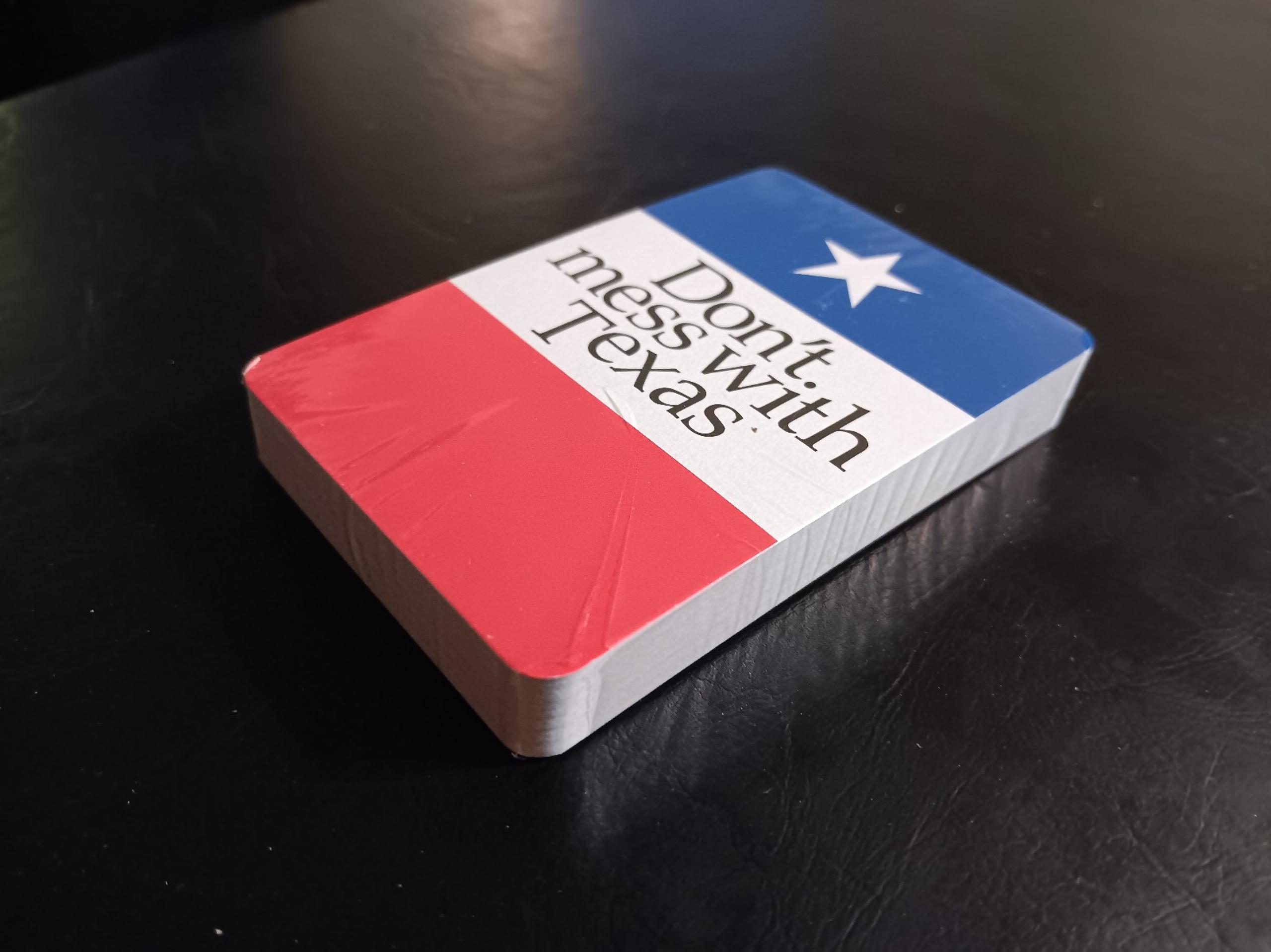 Don't Mess With Texas Playing Cards Vintage Sealed New