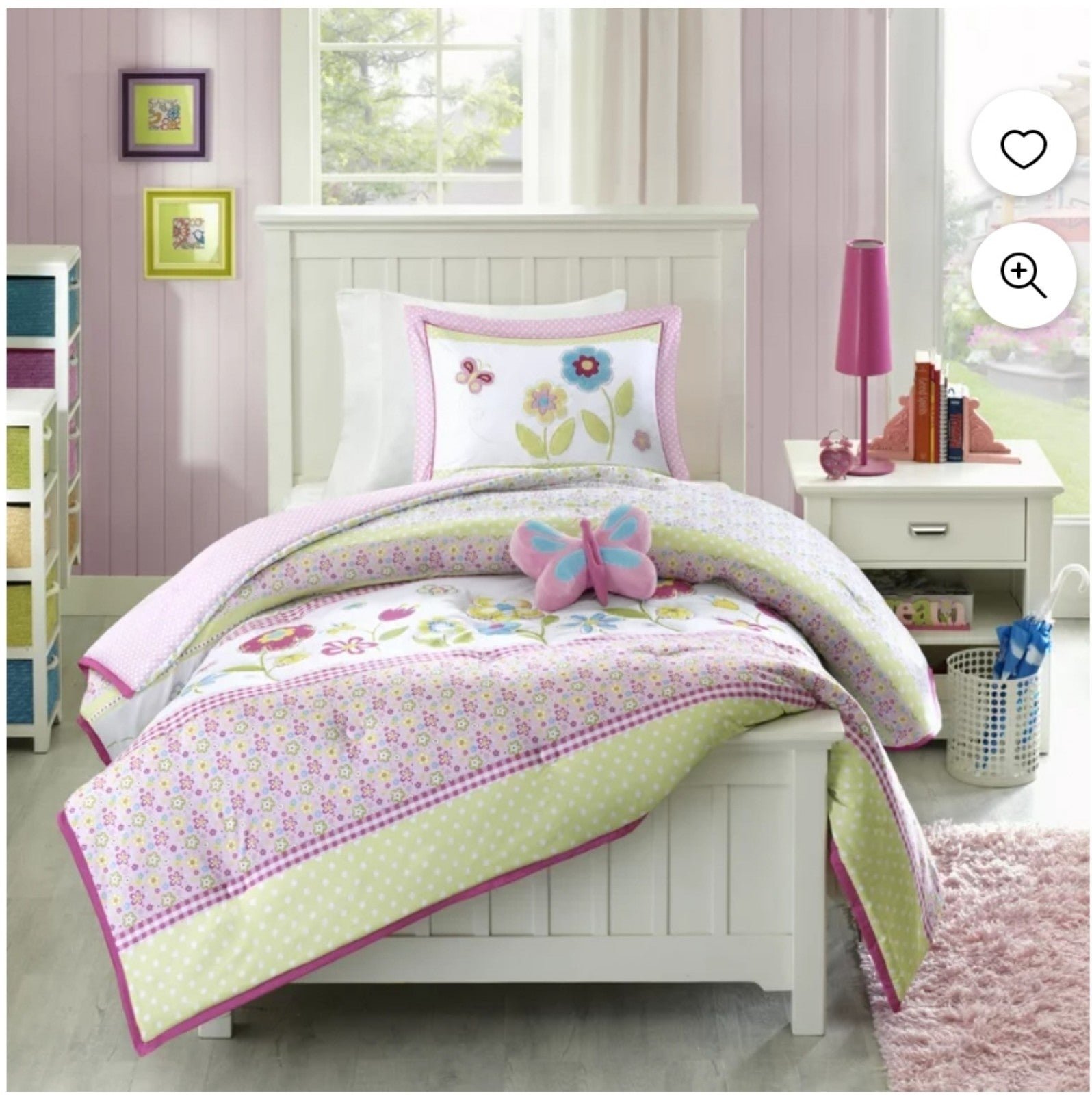 Kids Flower Power TWIN Comforter Set