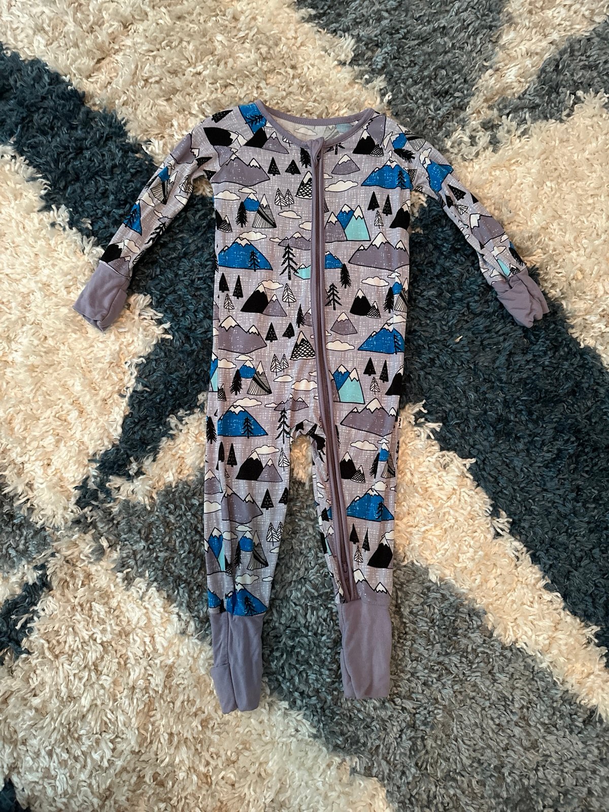 Little Sleepies Blue Mountain Zippy