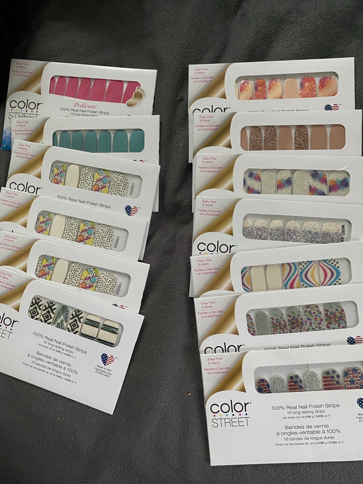 Color street nail strips 13 & accessories w/twosies
