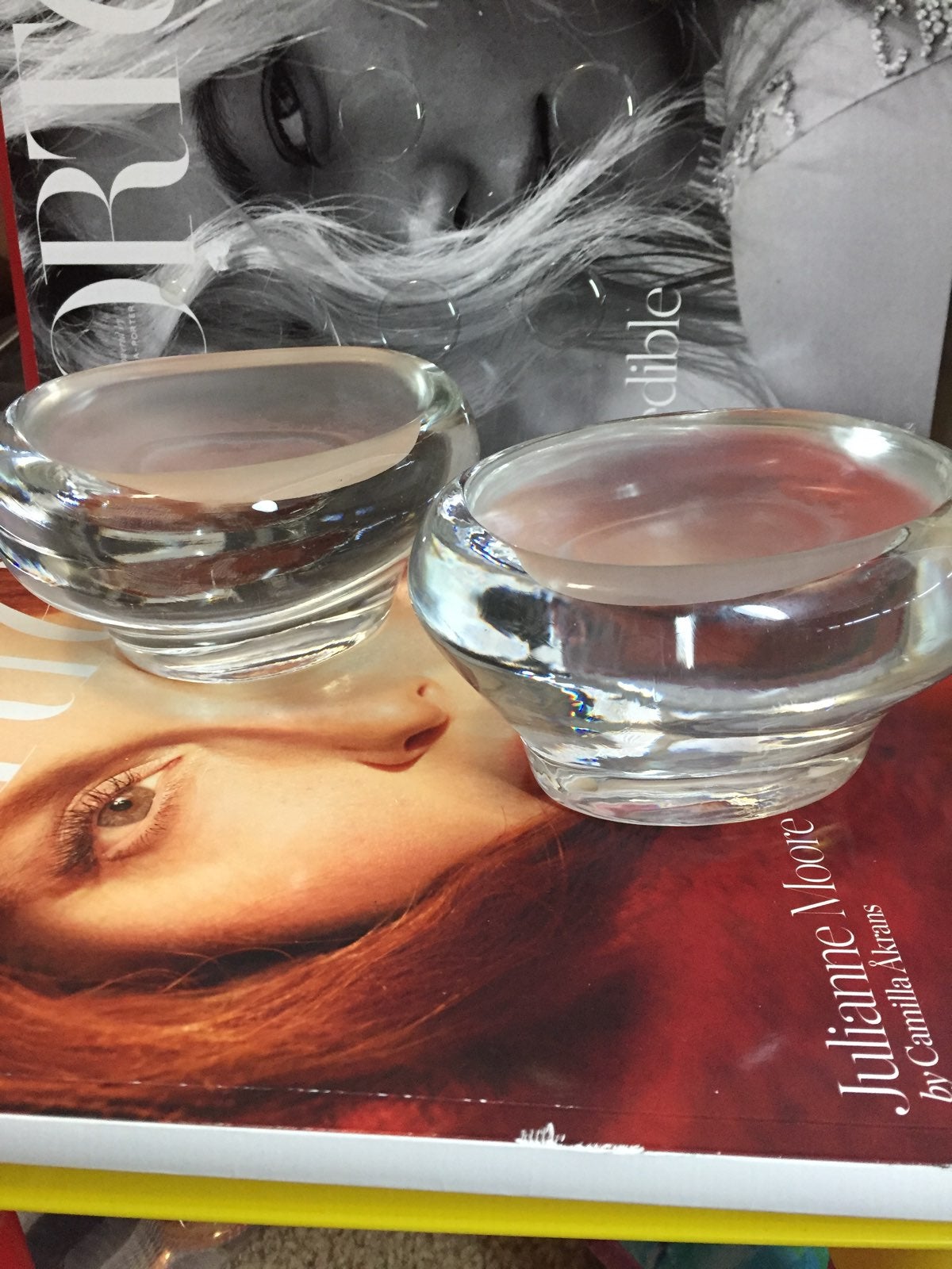 !!!SOLD !!!CRYSTAL SOAP HOLDERS