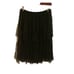 Chanel 2001 Spring Black Lace Skirt French size 38