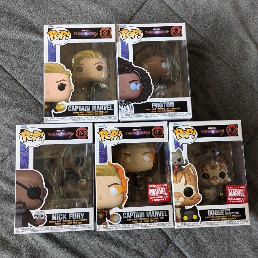 The Marvels bundle - Funko Pops