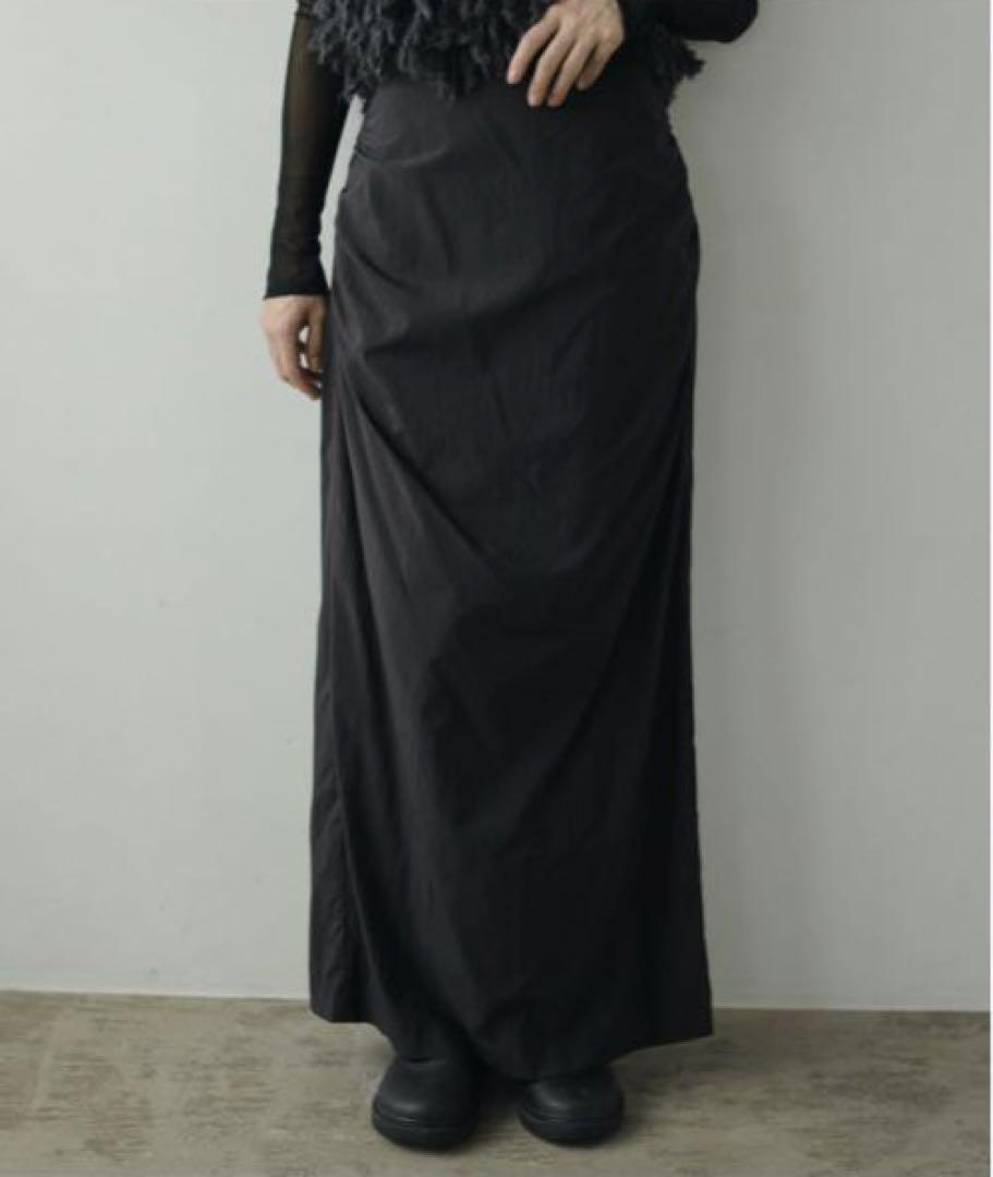 anuke 】Tuck Long Skirt | valance 福井｜レディース セレクト