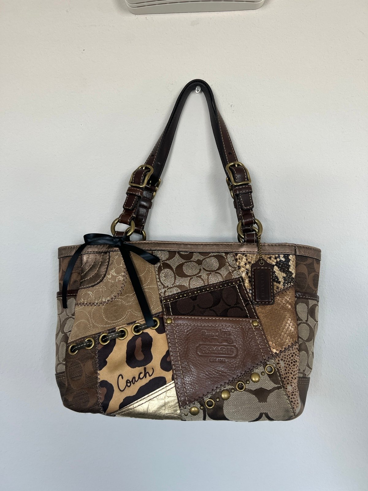 Coach Animal Patchwork Vintage