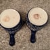 Polish pottery sauce, pots, bowl, and sugar bowl bundle