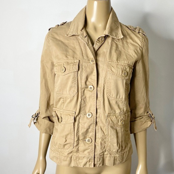 Lucky Brand Women’s Size Small Uniform Supplier 100% Cotton Cargo Jacket