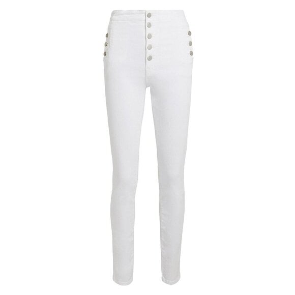 NWT J Brand Natasha in Blanc White Sky High Skinny PhotoReady Stretch Jeans 32