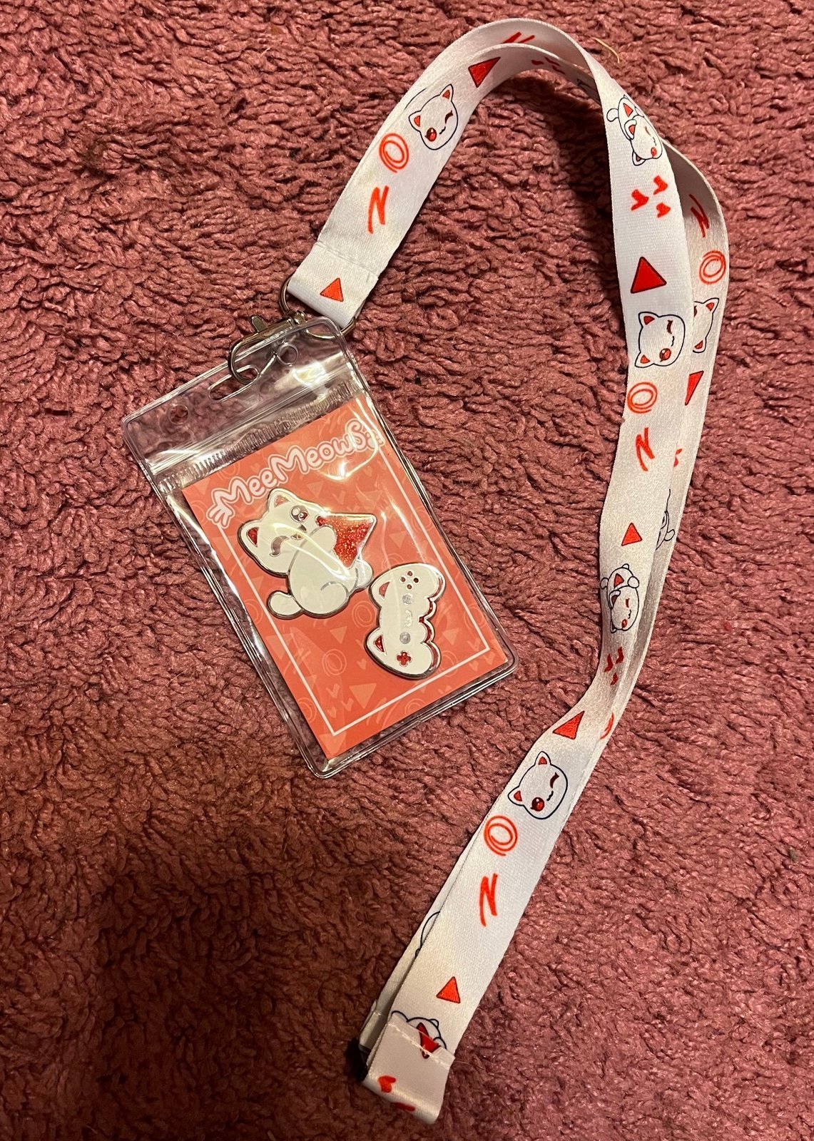 Aphmau Meemeows Creator Cat Lanyard and pin set *LAST ONE*