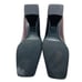 Sergio Rossi Leather Pumps Square Toe Womens Size EU 37 US 7 Block Heel Cordovan