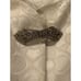 Christian Dior Womens Vtg 3 Clasp Bow Brooch Jacket/Skirt Suit Size 10 Cream USA