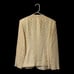 Christian Dior Womens Vtg 3 Clasp Bow Brooch Jacket/Skirt Suit Size 10 Cream USA