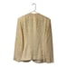 Christian Dior Womens Vtg 3 Clasp Bow Brooch Jacket/Skirt Suit Size 10 Cream USA