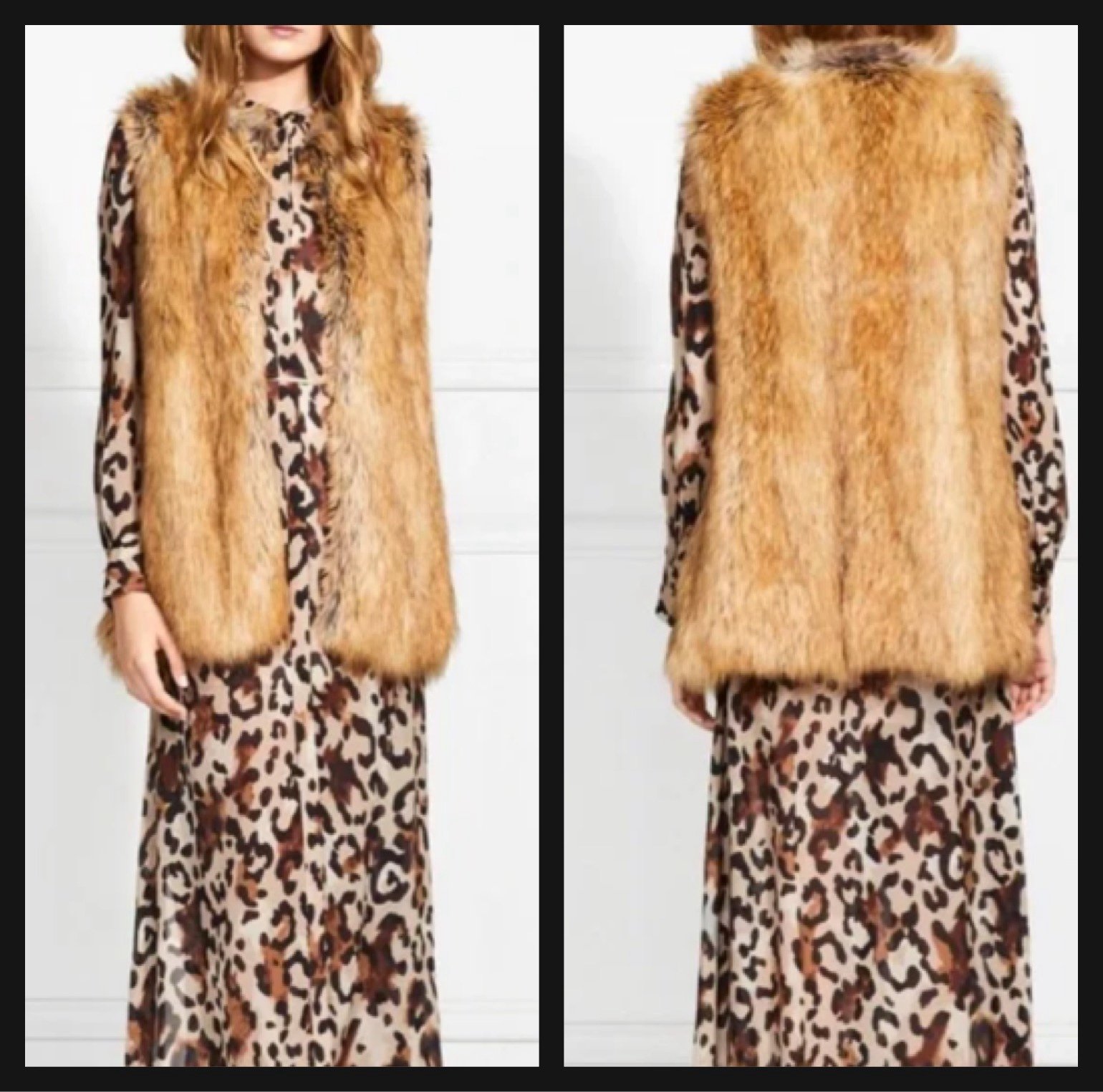 Rachel Zoe Faux Fur Vest