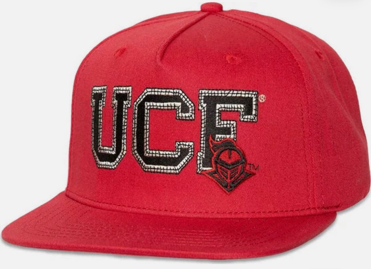 Travis Scott Mitchell and Ness UCF hat