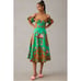 Anthropologie Maeve Puff-Sleeve Sweetheart Midi Dress in Size US 2