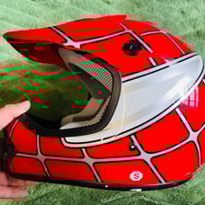 Kid Spider Man motorcycle Helmet