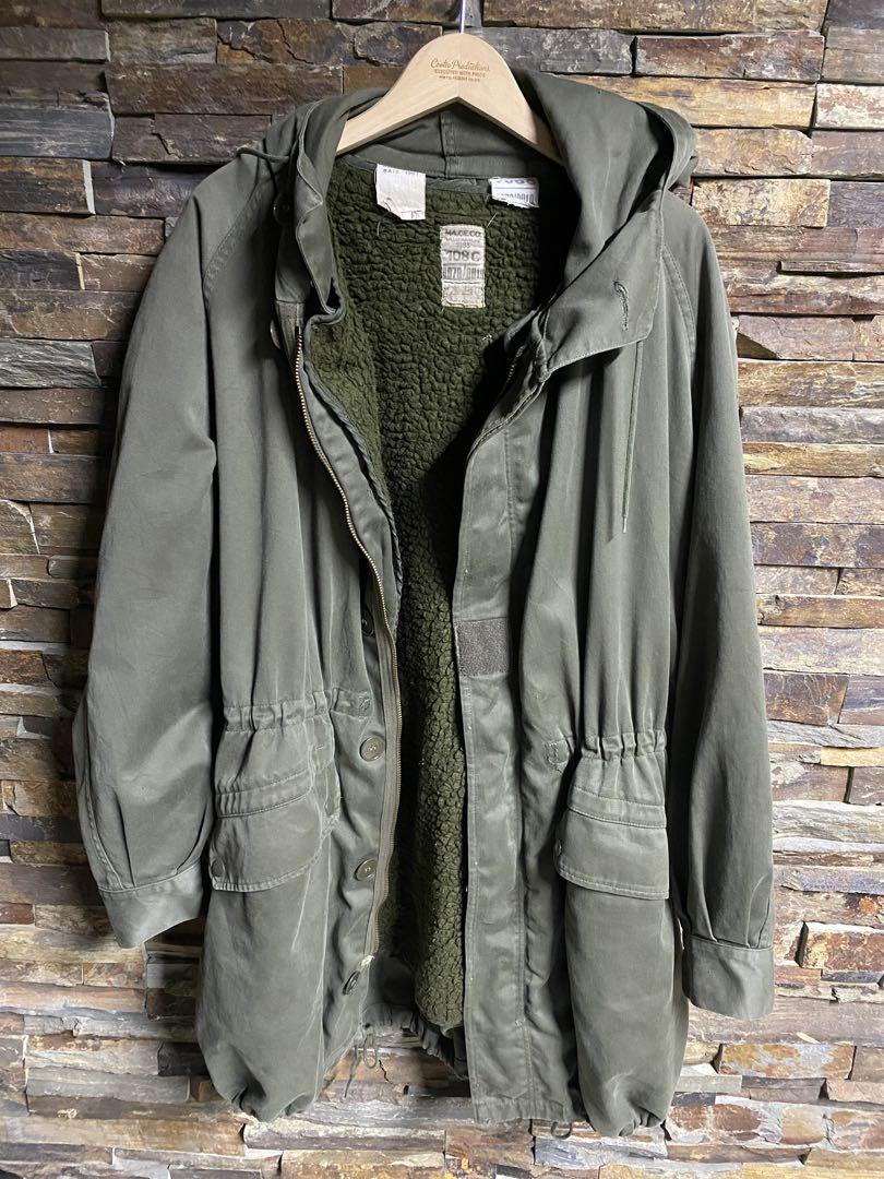 French Army M64 Mod Coat 80's Used Vintage Euro Military