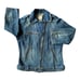 Vintage Y2K Current Elliott The Biker Jacket blue denim Motoside zipper size 6