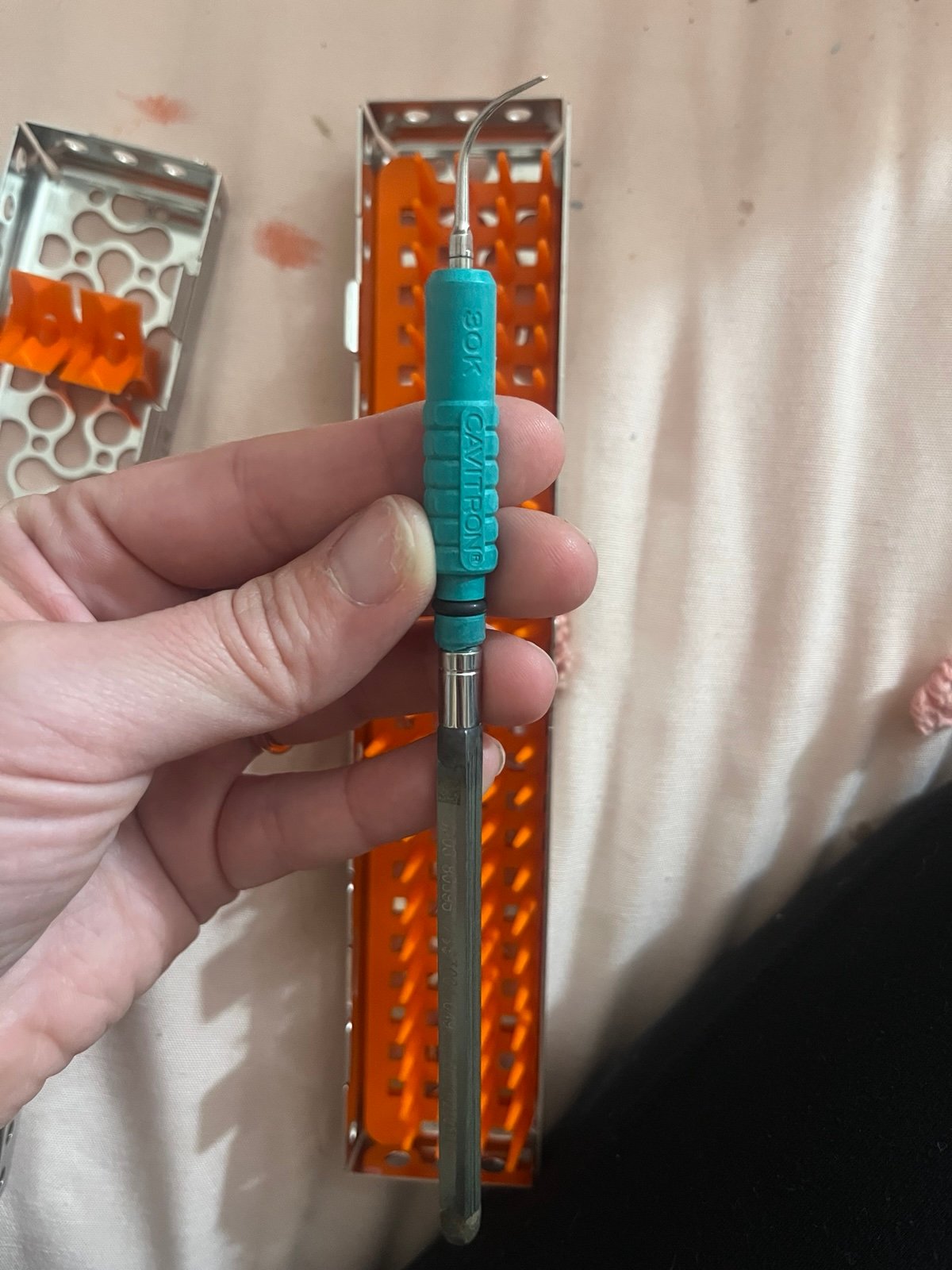 Dentsply Green Cavitron tip with cassette