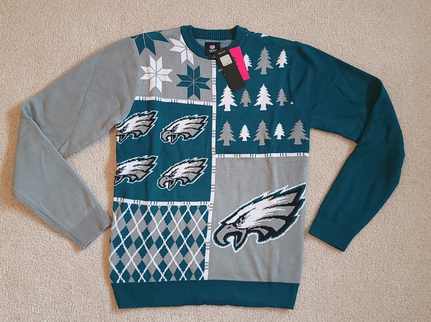 NFL Philadelphia Eagles Mens Sweater - Size Small