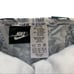 Vintage Nike White and Blue Floral Print Bodysuit Medium