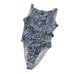 Vintage Nike White and Blue Floral Print Bodysuit Medium