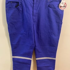 New NWT 2 Pair Walls Royal Blue Hi-Vis Work Pants 50 Waist 50x30