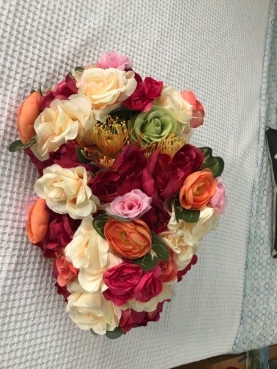 Bright rose silk bouquets ( set of 10)A4