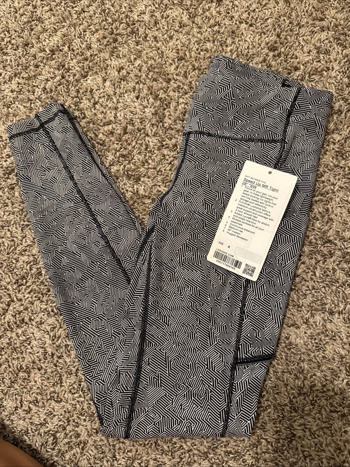 BNWT lululemon SW 20 running leggings