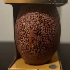 Deangelo Hall Signed Football