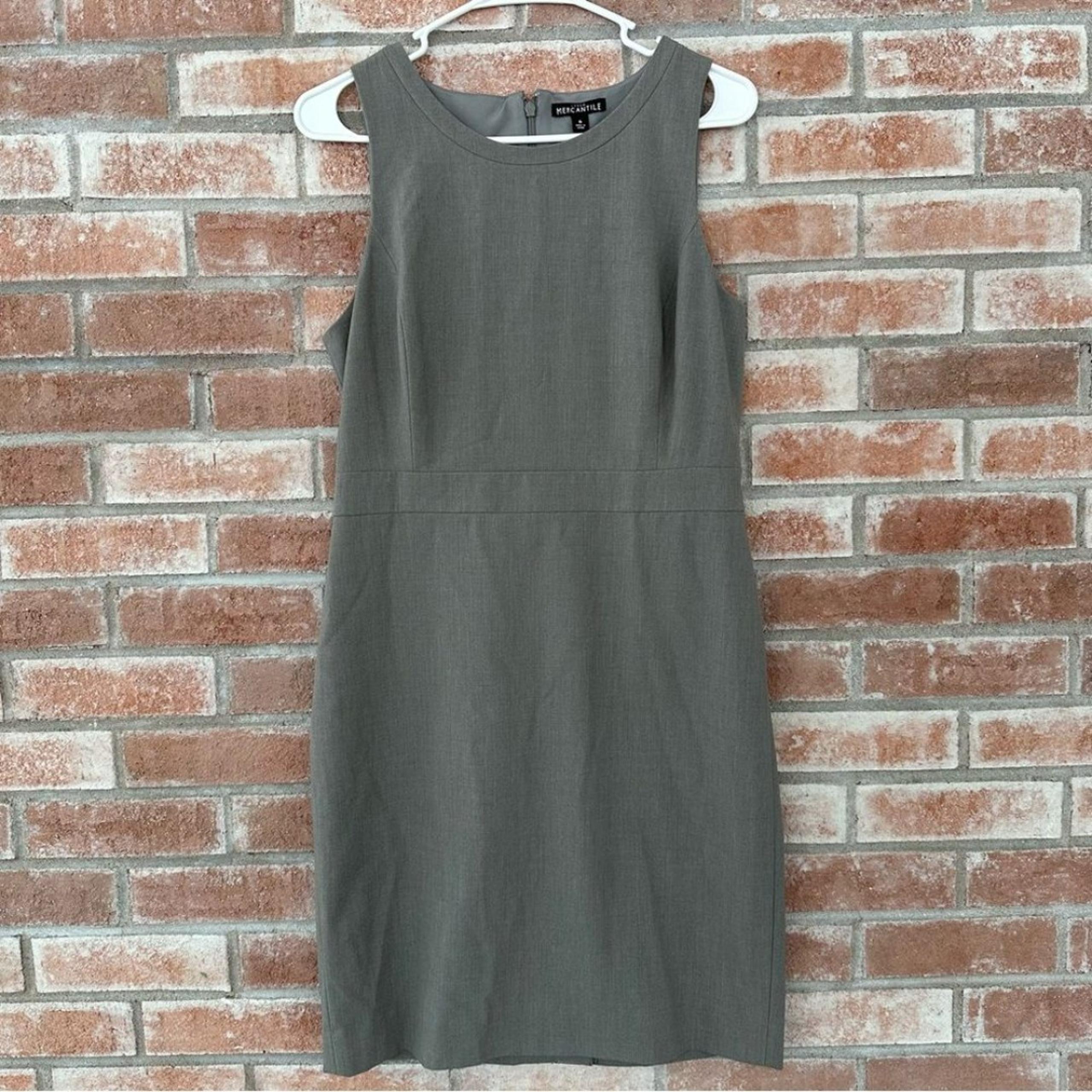J. Crew Pencil Shift Suiting Dress Gray Knee Length Business NEW Women’s 6