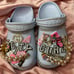 Blue City Gurl Customized Croc Clogs