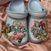Blue City Gurl Customized Croc Clogs