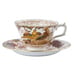 Royal Crown Derby Olde Avesbury Tea Cup And Saucer Fine Bone China