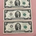 2009 nice low serial number 2 two dollar bill US note great crispy condition!