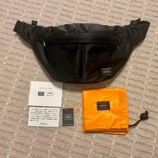 PORTER Tanker Waist Bag Black