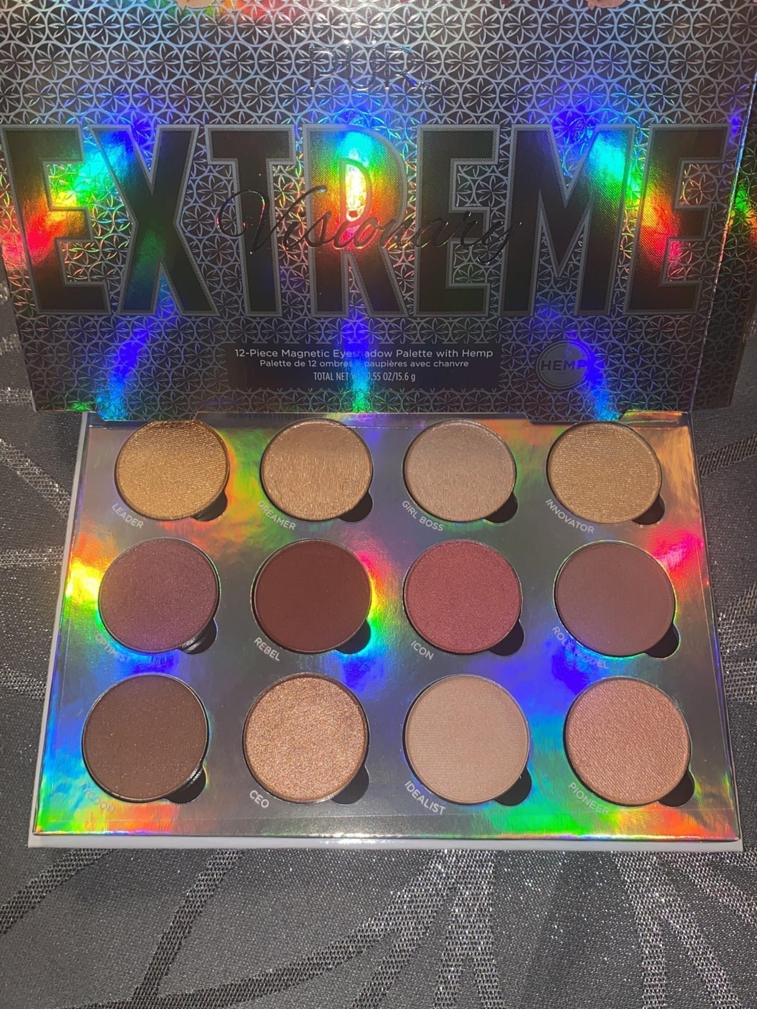 PUR Extreme Visionary 12-piece Eyeshadow Palette with Hemp discontinued