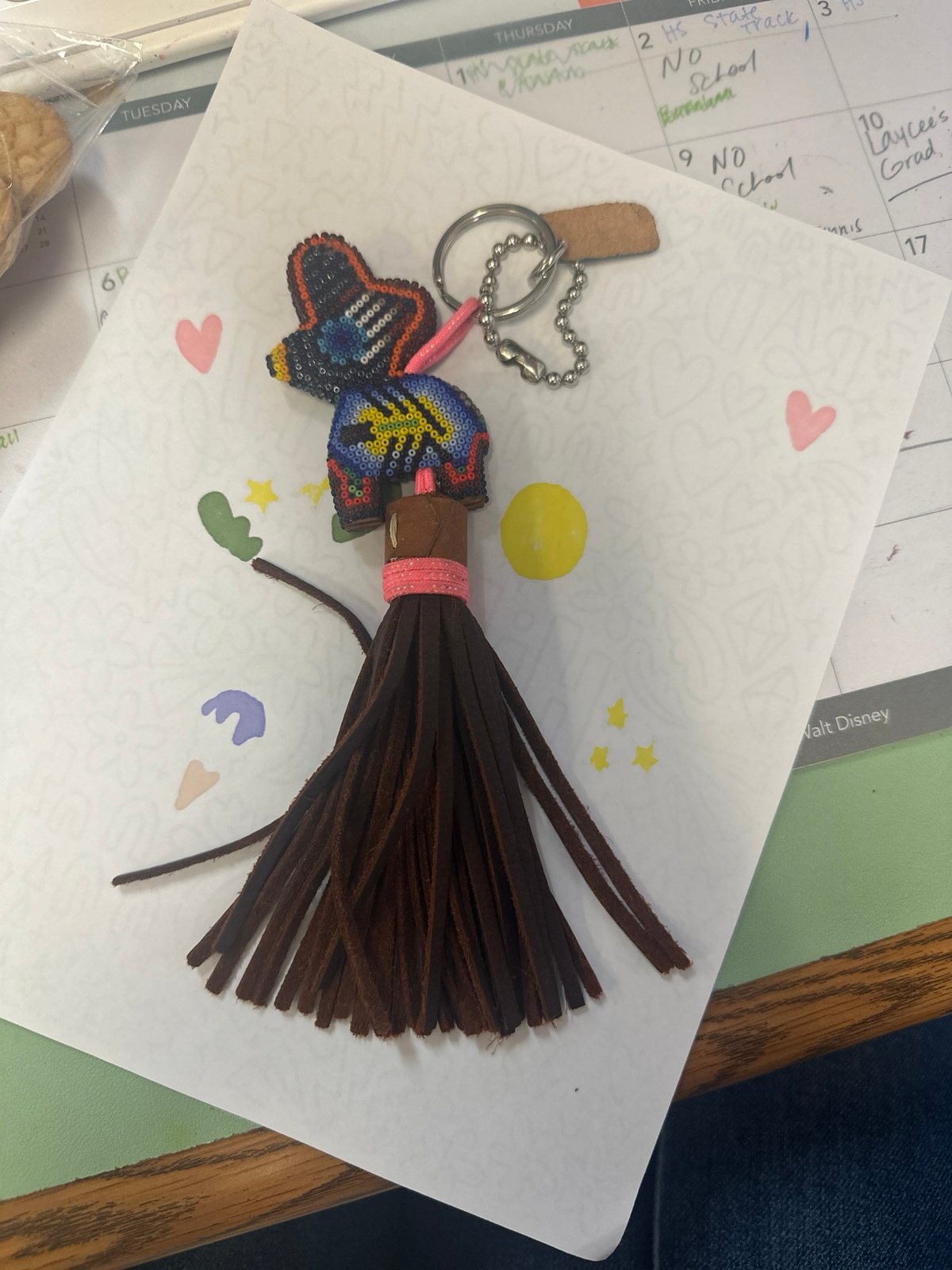 Donkey Shakira Tassel Keychain