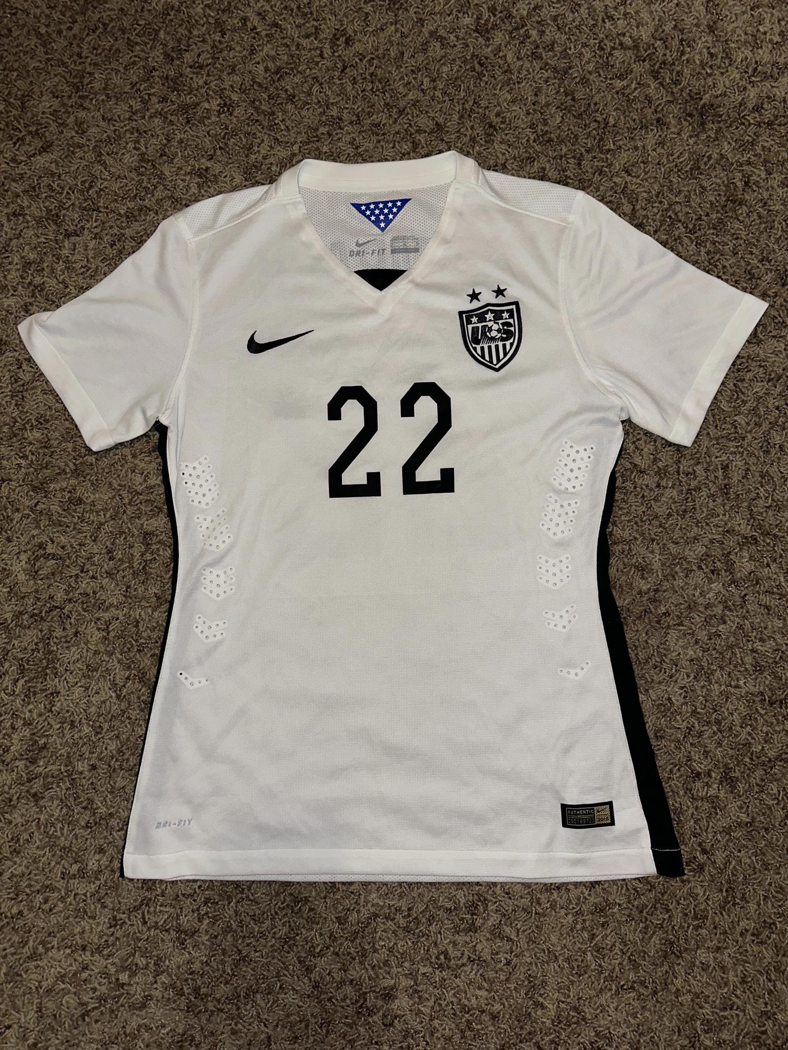 Nike Womens U.S. Soccer 2015 World Cup Jersey Abby Wambach