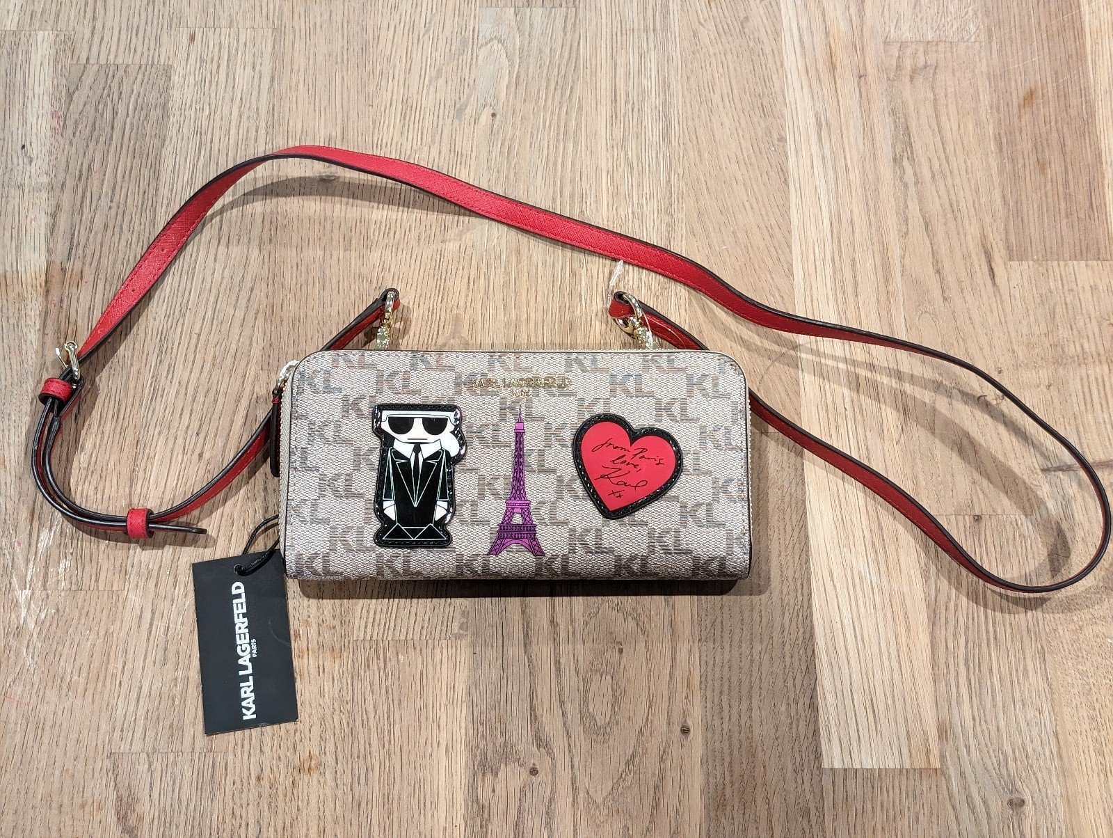 Karl Lagerfeld Paris Crossbody wallet bag