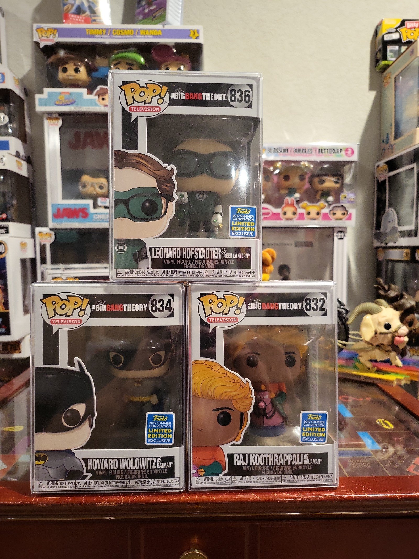 Funko Pop Big Bang Theroy Super Hero summer con lot