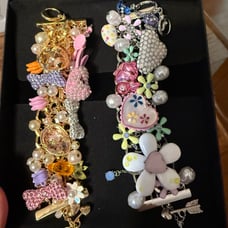 NWT Betsey Johnson Easter Bunny Spring Bracelet Bundle FREE AHIP