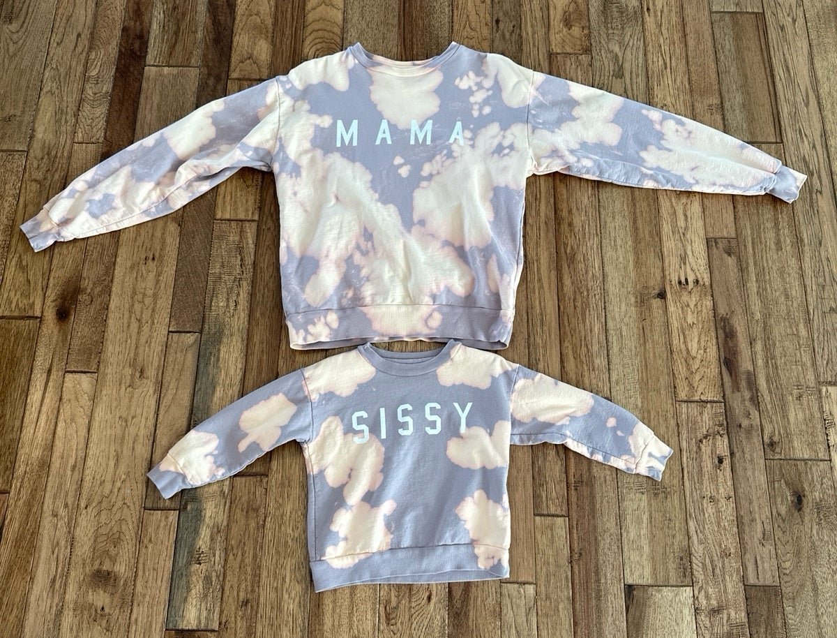Ford & Wyatt Mama small and Sissy 2T sweatshirt bundle