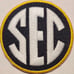 Vanderbilt University SEC Football Conference embroidered Iron on patch 5 ct.
